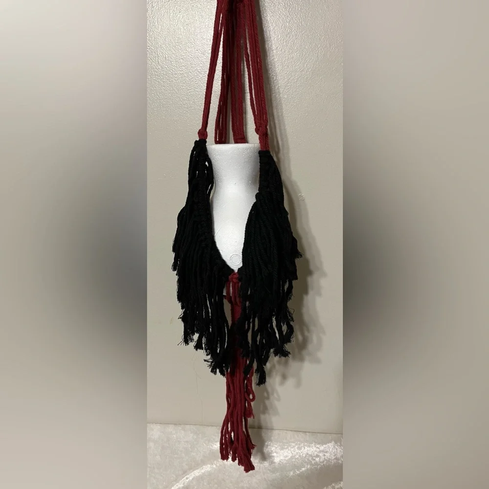 Macrame plant holders-Two